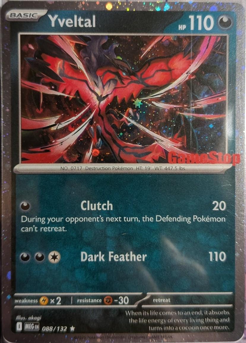 Mega Evolution Yveltal [Gamestop] Pokémon card
